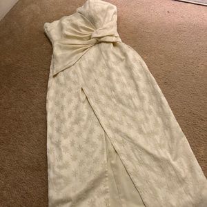 Stunning cotton silk blend XXS midi dress